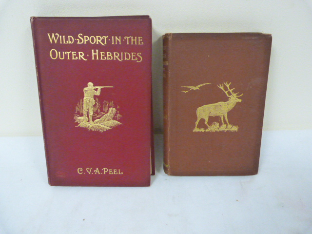 PEEL C. V. A. Wild Sports In The Outer Hebrides. Illus. Orig. dec. maroon cloth gilt.