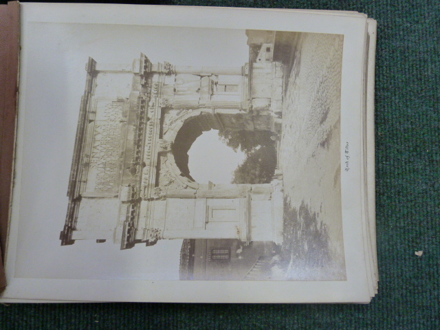 VICTORIAN PHOTOGRAPHS. Oblong quarto album, poor bdgs., approx. 47 photographs incl. - Image 6 of 16