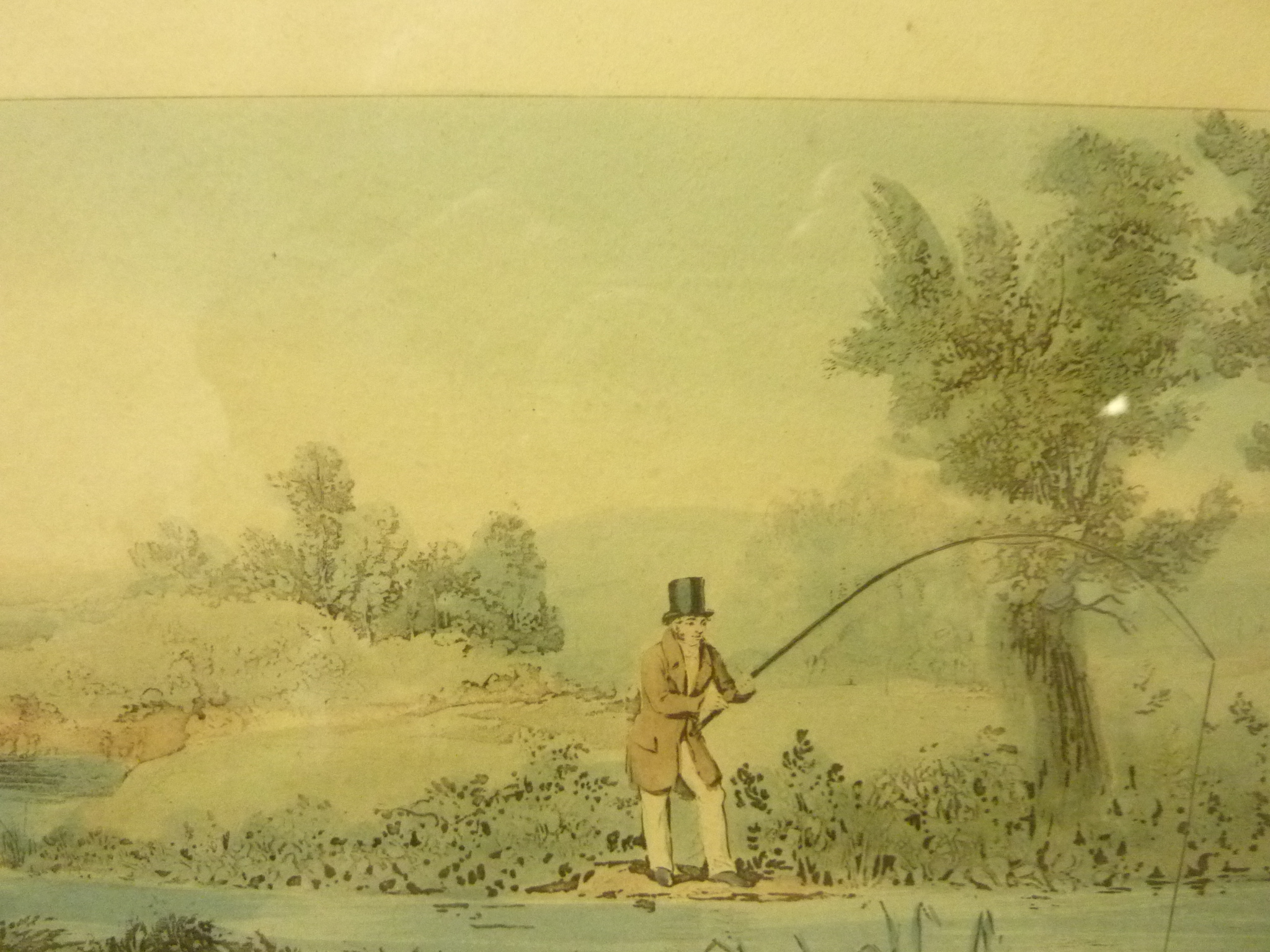 PYALL AFTER JONES. Evening-October & May, Fly-Fishing. Pair of coloured angling prints, framed. - Image 5 of 5