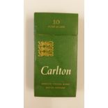 CIGARETTE PACKET, Players Carlton, 10s, complete, VG