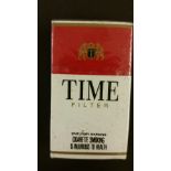 CIGARETTE PACKET, Phillips Time Filter, 10s, complete, unopened, Indian issue, VG