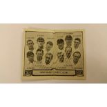 BARRATT, Cricket Team Folders (1933), No. 10 Derbyshire, VG