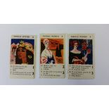 QUAKER OATS, packet issues, inc. Famous Women (9/12); complete (24), Famous Ships, Characters in