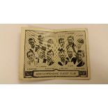 BARRATT, Cricket Team Folders (1933), No. 16 Northamptonshire, creased, FR