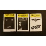 THEATRE, US Playbill Cards, 1982/3 season, with cover card, VG to EX, 58*