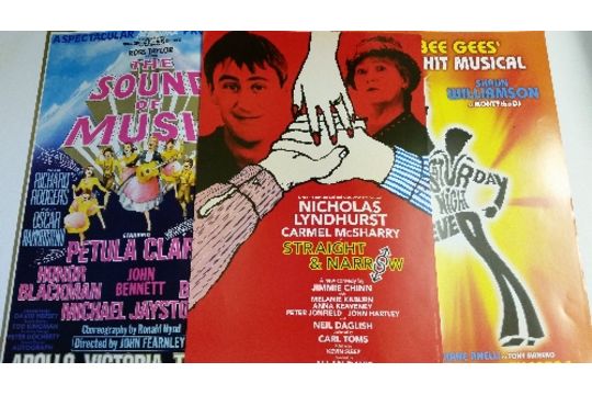 THEATRE, posters, London West End, mainly 1970s and 1990s (a few earlier), inc. Anthony Head, Darren