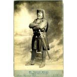 THEATRE, cabinet photo, Franklin McLeay, in costume as Hubert De Burgh in Shakespeare's King John,