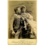 THEATRE, D'Oyly Carte, cabinet photo, Charles Kenningham & Decima Moore, in costume from The