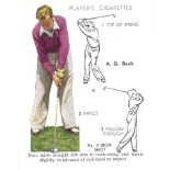 PLAYERS, Golf, complete, large, Channel Islands issue, VG, 25