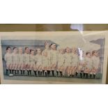 RUGBY UNION, signed colour print, Grend Slam, showing 1991 England Grand Slam Champions, all 15