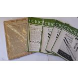 CRICKET, magazines, inc The Cricketer, July - Sept 1946 (4); May 1947 (3), May 1948 - Sept 1948 (8);