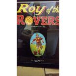 FOOTBALL, magazine, Roy of the Rovers, 20th March 1993, final issue, in frame with perspex, EX