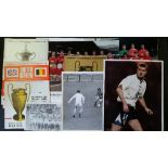 FOOTBALL, Manchester United selection, inc. home programmes (4), v Hibs, Spurs, Real Madrid (all