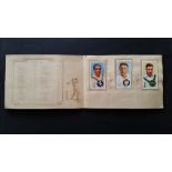 CRICKET, complete set of 50 Players Cricketers 1938, laid down in album, G