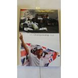 MOTOR RACING, hardback edition of My Championship Years by Jenson Button, signed to colour photo (