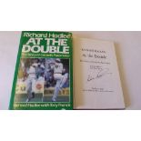 CRICKET, hardback edition of At The Double by Richard Hadlee, signed by him to title page, dj (small