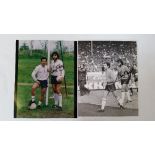 FOOTBALL, signed photos by Ricky Villa, both in Tottenham Hotspur kit, 8 x 10, EX, 2