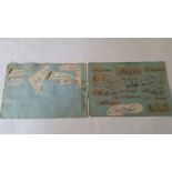 FOOTBALL, signed pieces laid down to album page (6.75 x 4.75) inc. Brentford 1946-7 (15 signatures),