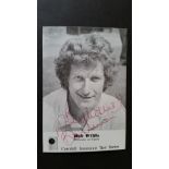 CRICKET, signed Cornhill photo by Bob Willis (Warwickshire & England), 4 x 5.5, EX