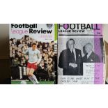 FOOTBALL, magazines, Football League Review, inc. predecessor Soccer Review (5), Nos. 1 (21st-27th