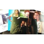 ENTERTAINMENT, signed 8 x 12 photos, inc. Tom Baker, Lee Evans, Mark Strong, Emily Watson & Amber