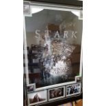 TELEVISION, signed original HBO shirt by Sean Bean, being the House Stark shirt