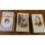 SOCIAL HISTORY, cartes de visite, selection, inc. couples, portraits, children, families, groups