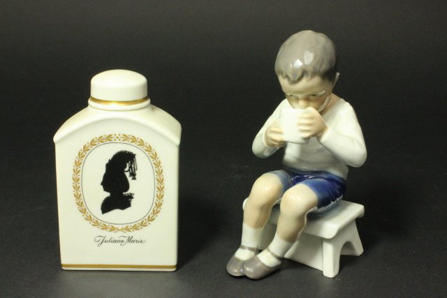 Group Lot 4 Royal Copenhagen Porcelain Pieces - Image 4 of 9