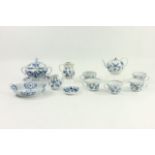 TK Meissen Style Blue & White Porcelain Lot
