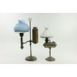 2 Brass Student Lamps