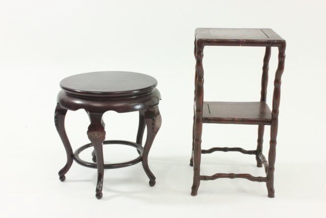 Chinese Lot of Pedestals & Stands - Image 4 of 7