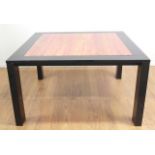 Modern Black Lacquer Table