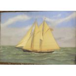 Thomas Willis, Sailboat with Silk Sails