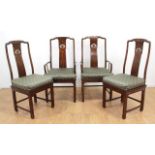 Set 4 Chinese Modern Dining Room Chairs