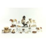 Collection of Porcelain Bulldogs
