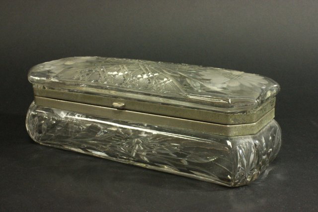 American Cut Crystal Glove Box