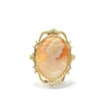 14K Gold Cameo