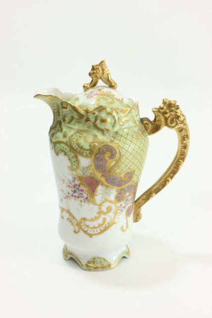 Group Lot Dresden & Limoges Porcelain Pieces - Image 2 of 9