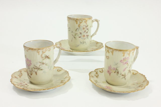 Group Lot Dresden & Limoges Porcelain Pieces - Image 4 of 9