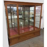 Oak & Glass Display Cabinet