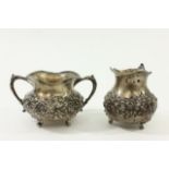 International Sterling Silver Sugar & Creamer