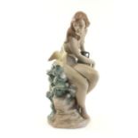 Lladro Gres Collection Nude with Dove