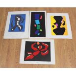 André Verdet, Group of 4 Lithographs