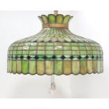 Tiffany Style Leaded Glass Shade/Hanging Fixture