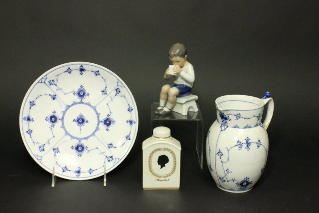 Group Lot 4 Royal Copenhagen Porcelain Pieces