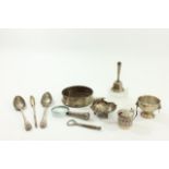 Group Lot 10 English Sterling Silver Items