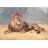 "Lion" Monumental Painting