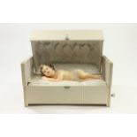 Wax Baby Figurine in Fitted Box