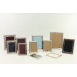 Lot of Sterling Silver Picture Frames