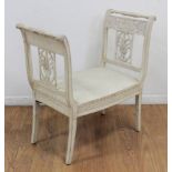 Directoire Carved Window Seat